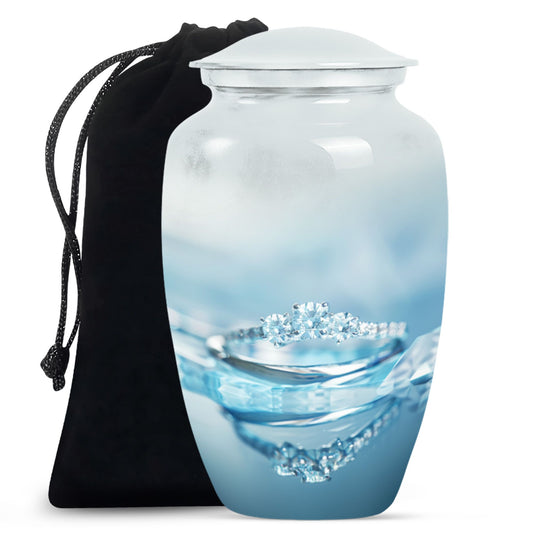 Classic 10-inch Ring Urn for adult male ashes.