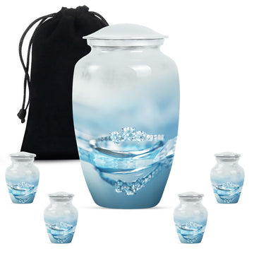 Large Urn with 4 Small Urn