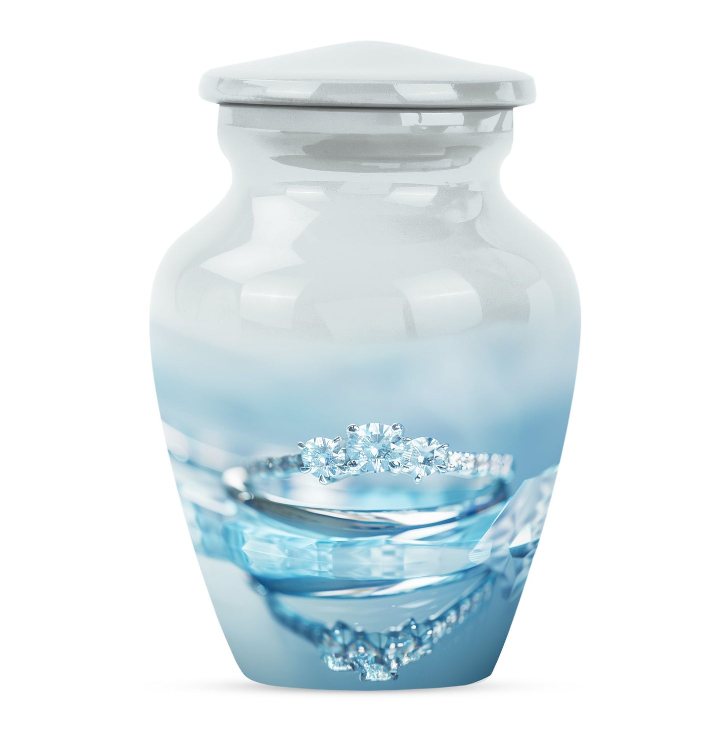 Classic 10-inch Ring Urn for adult male ashes.