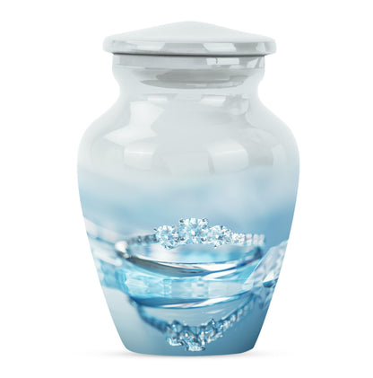 Classic 10-inch Ring Urn for adult male ashes.