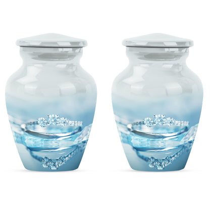 Classic 10-inch Ring Urn for adult male ashes.