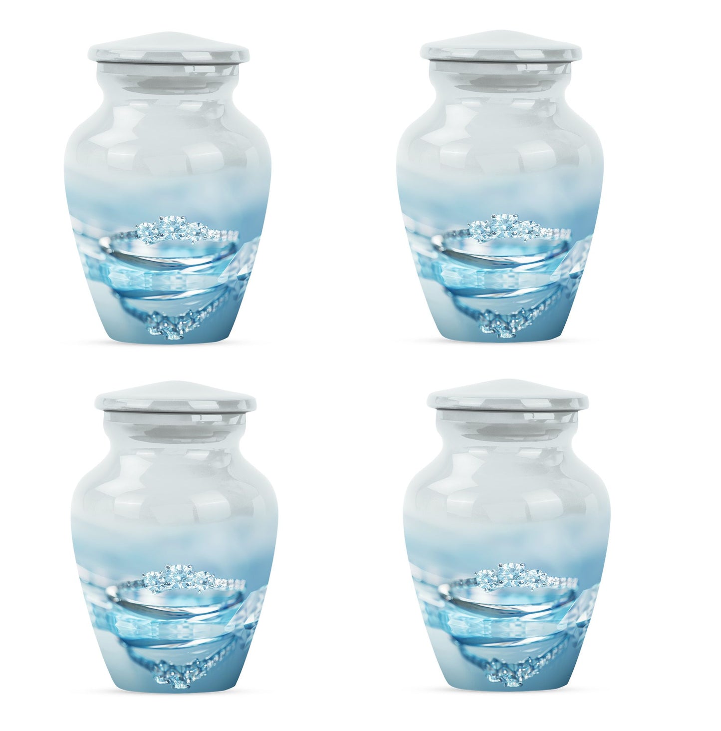 Classic 10-inch Ring Urn for adult male ashes.