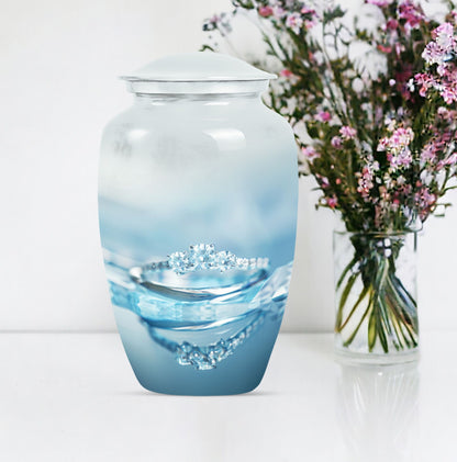 Classic 10-inch Ring Urn for adult male ashes.
