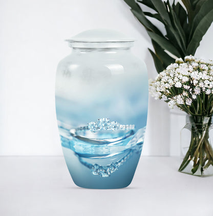 Classic 10-inch Ring Urn for adult male ashes.