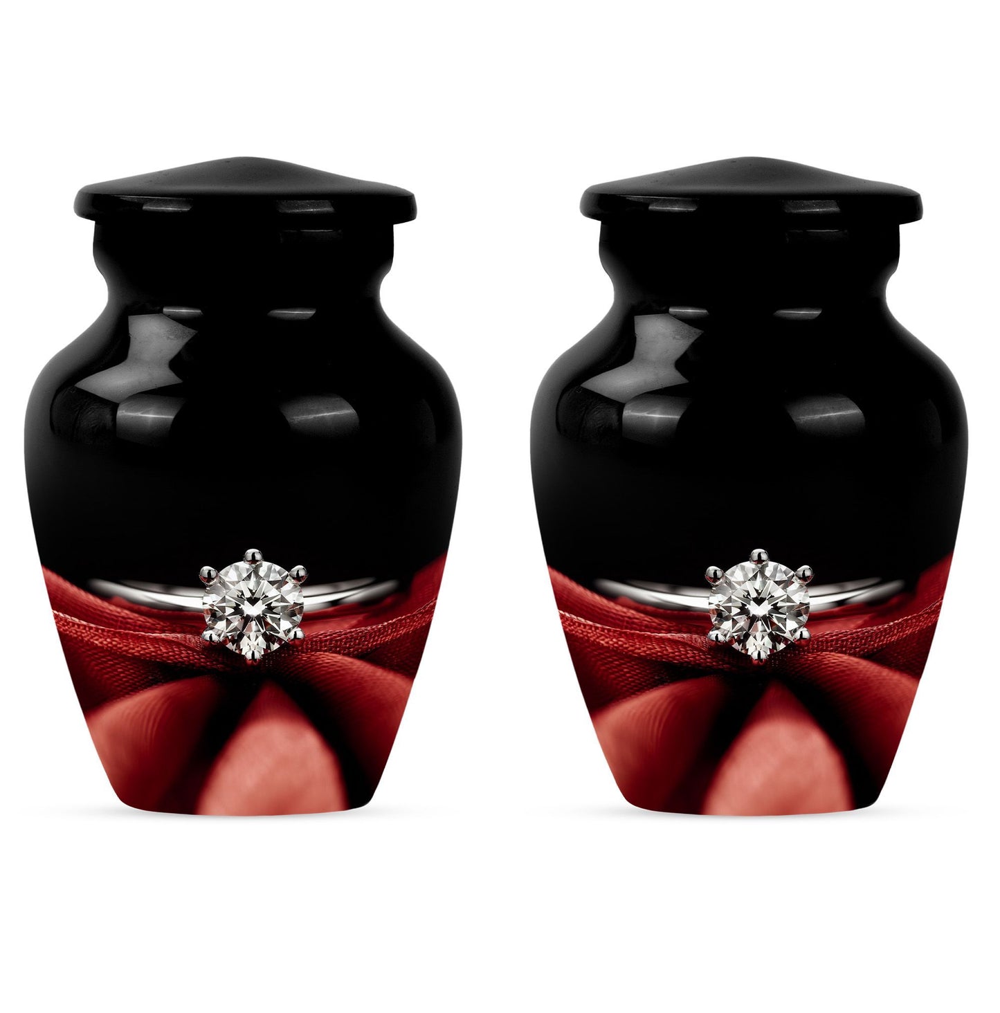 ring urn with personalized name engraving