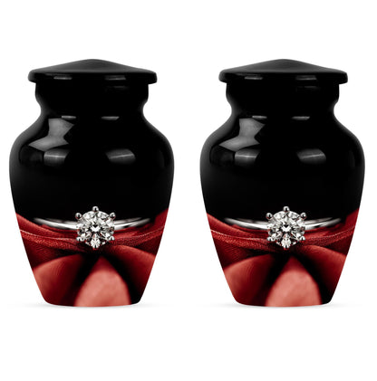 ring urn with personalized name engraving