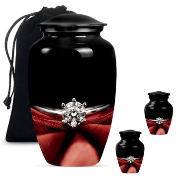 Large Urn With 2 Keepsake Urn