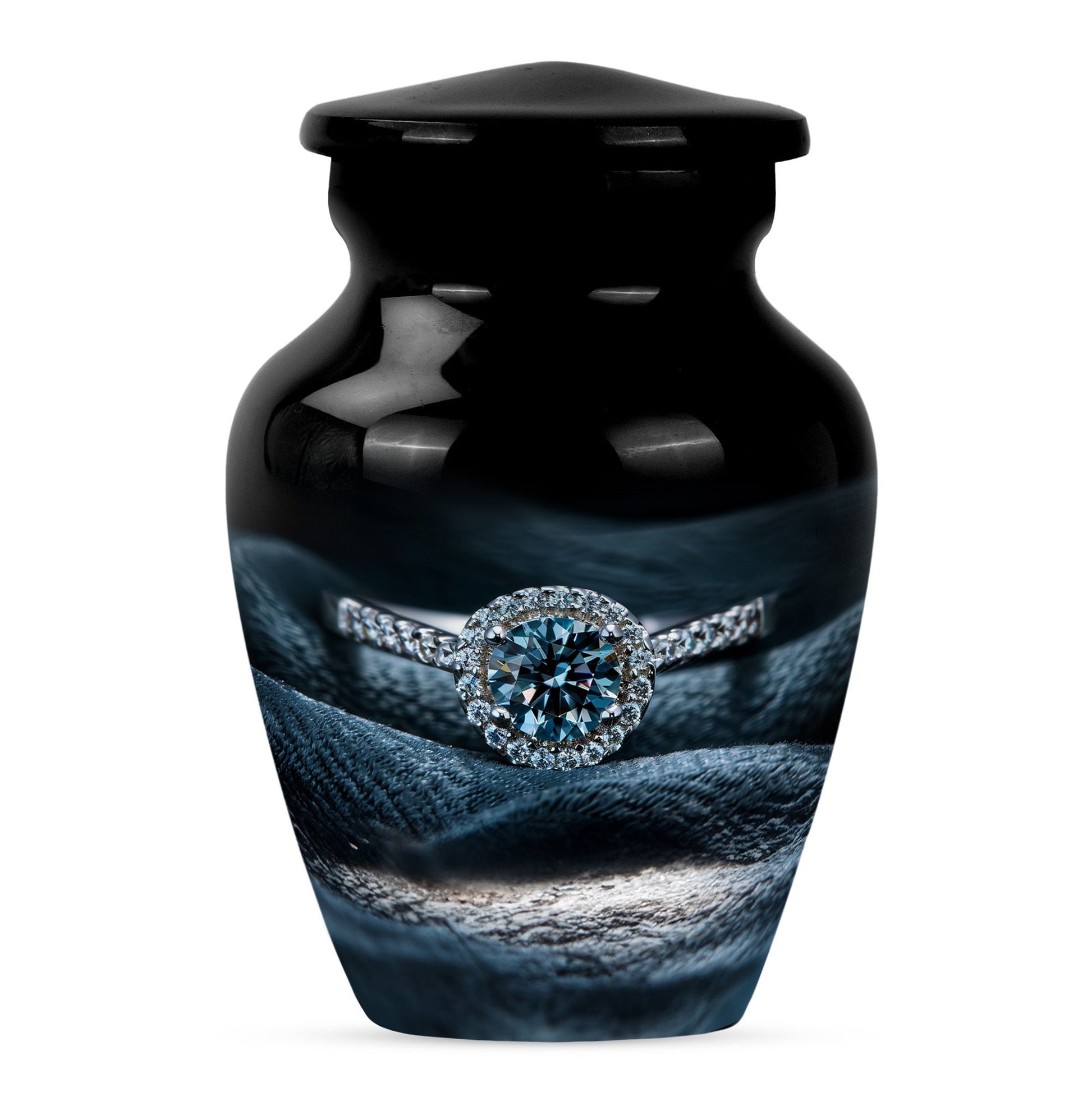 Ring Small Urn For Ashes Funeral, Ashes Cremation Urn For Ashes