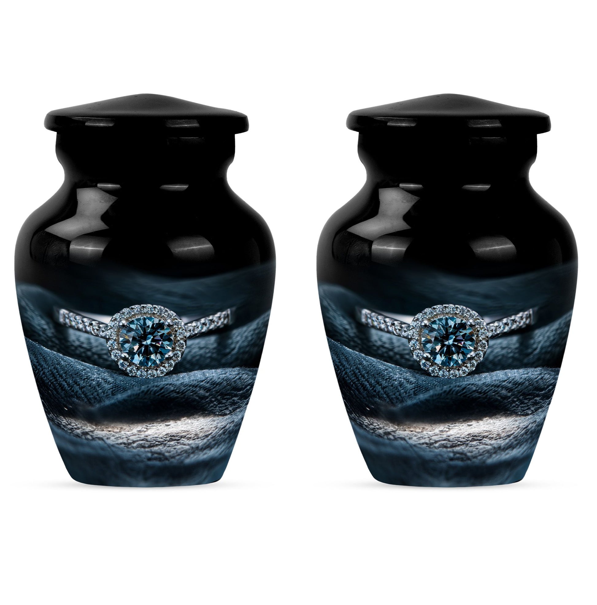 Ring Small Urn For Ashes Funeral, Ashes Cremation Urn For Ashes