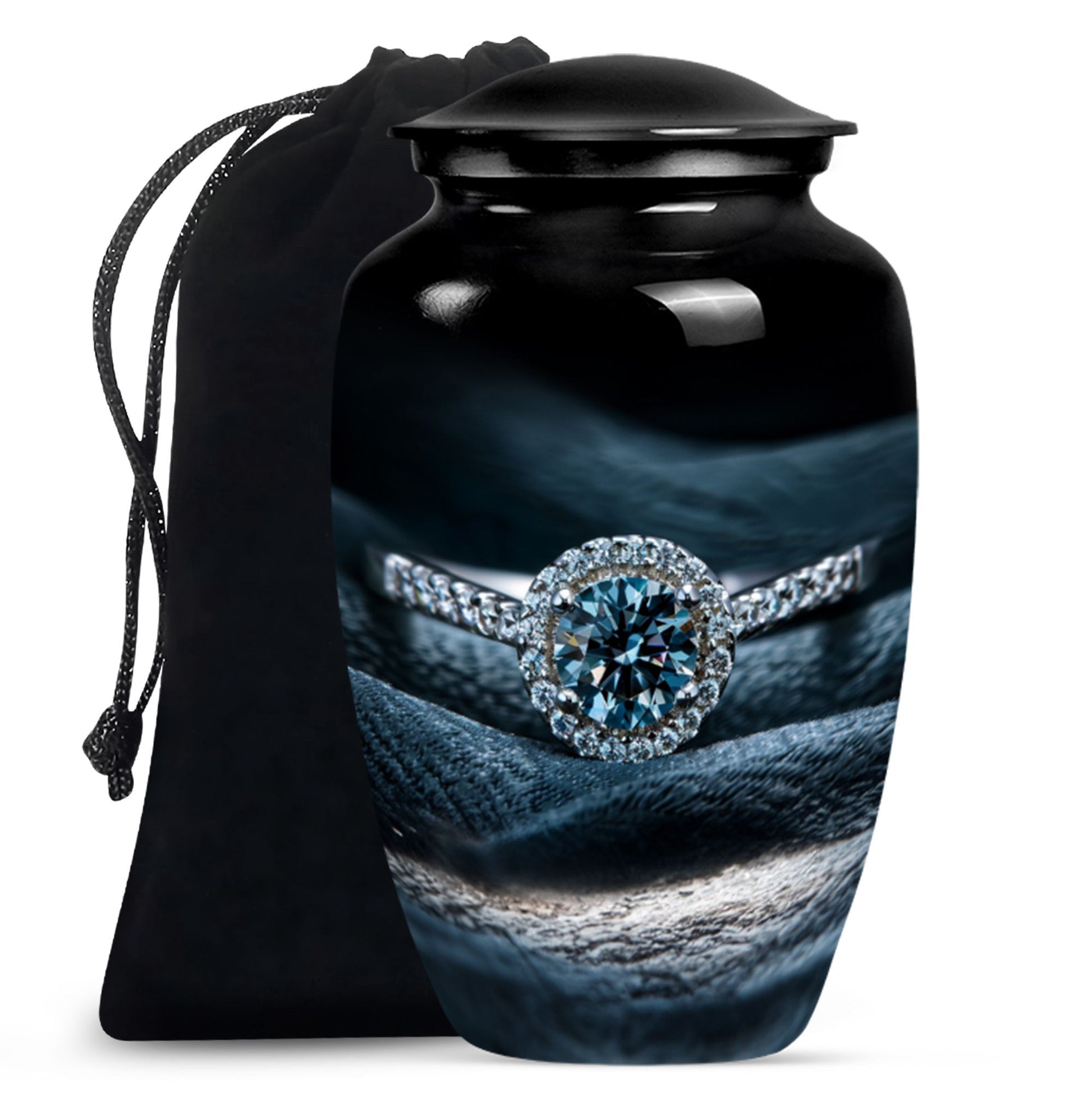 Ring Small Urn For Ashes Funeral, Ashes Cremation Urn For Ashes