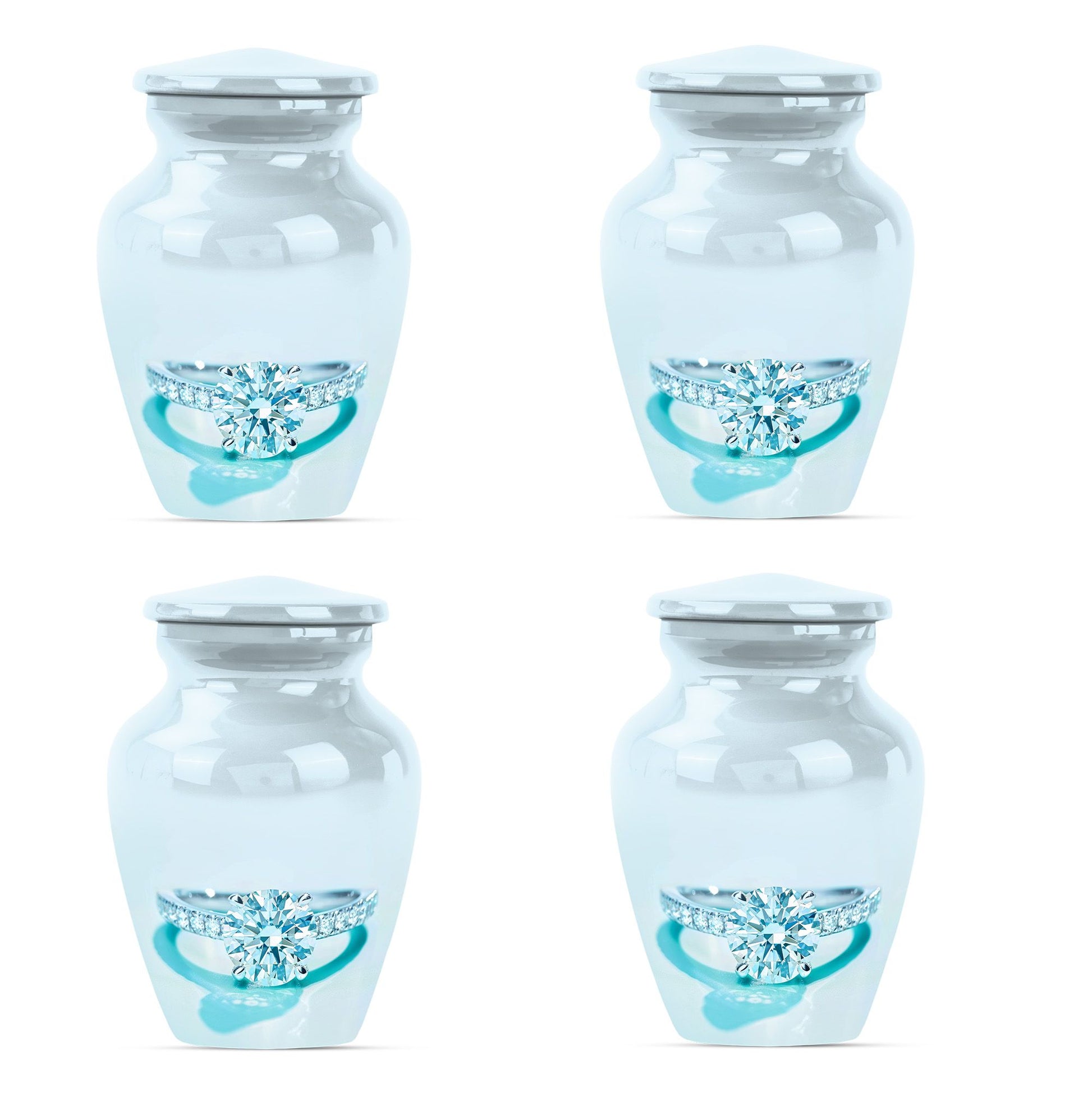 Ring Small Urn For Ashes Adult Male Large Funeral, Ashes Urn