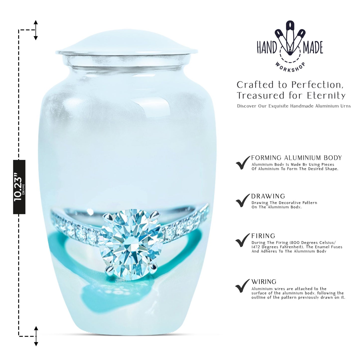 Ring Urn for men's ashes