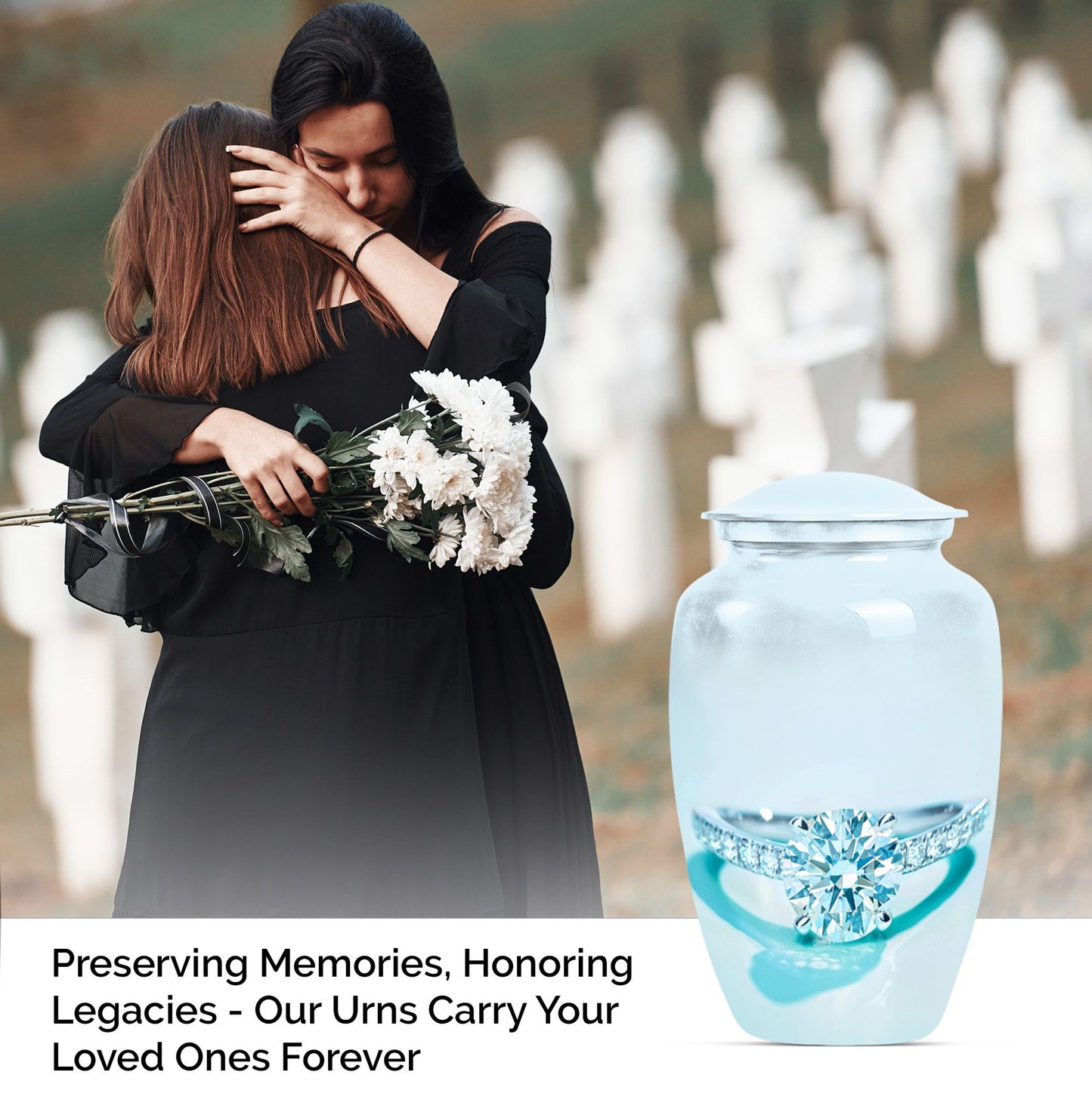 Ring Urn for men's ashes