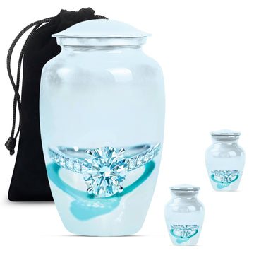 Large Urn with 2 Mini Urn