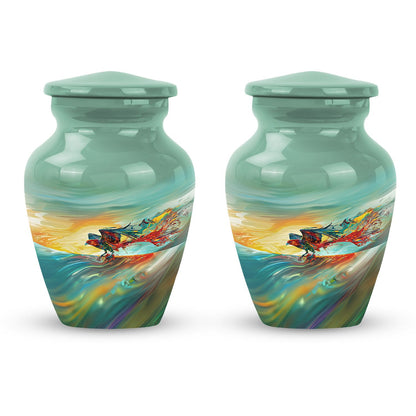 Personalized Bird Keepsake Urn for Human Ashes - 10-inch, 200 cu in - Yatskia