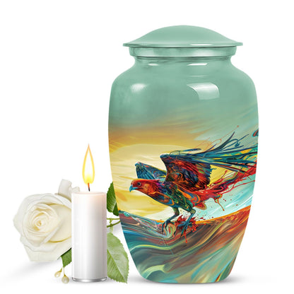 Personalized Bird Keepsake Urn for Human Ashes - 10-inch, 200 cu in - Yatskia