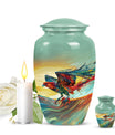 10-inch classic Phoenix urn for male cremation,