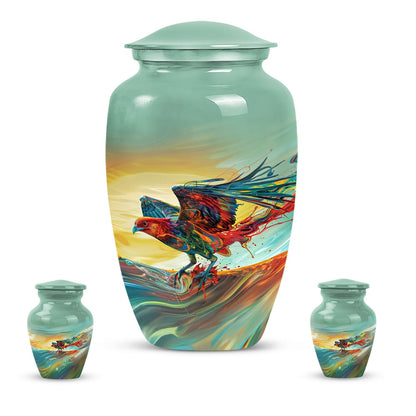 Personalized Bird Keepsake Urn for Human Ashes - 10-inch, 200 cu in - Yatskia