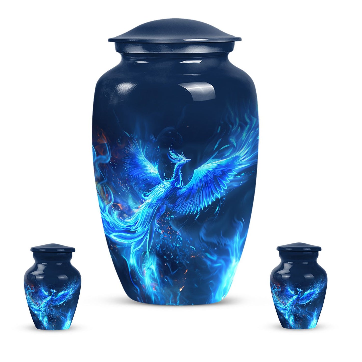 Personalized Bird Keepsake Urn for Human Ashes - 10-inch, 200 cu in - Yatskia