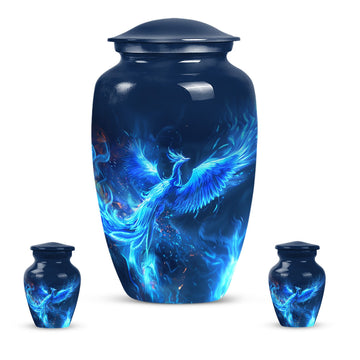 Large Urn With 2 Keepsake Urn