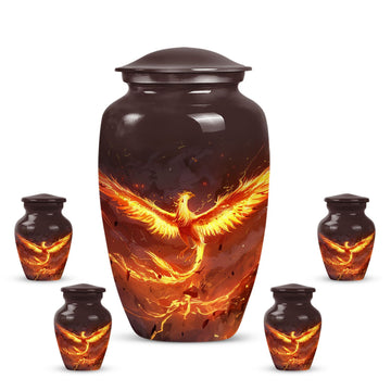 Large Urn with 4 Small Urn