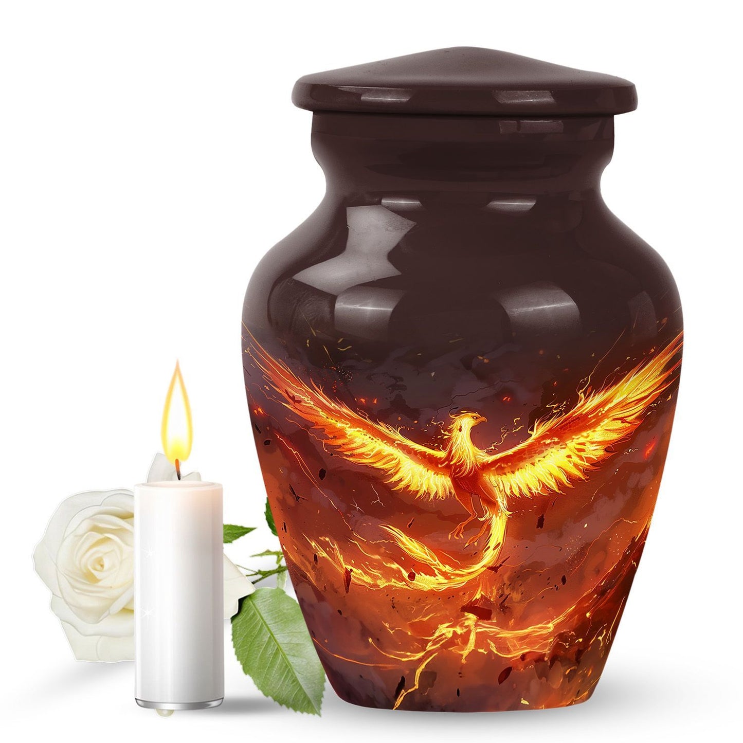 Classic Phoenix urn suitable for male and female adult ashes