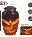 Classic Phoenix urn suitable for male and female adult ashes