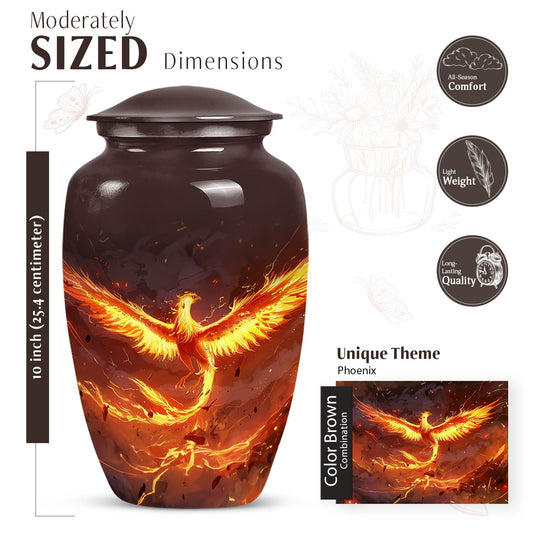 Classic Phoenix urn suitable for male and female adult ashes