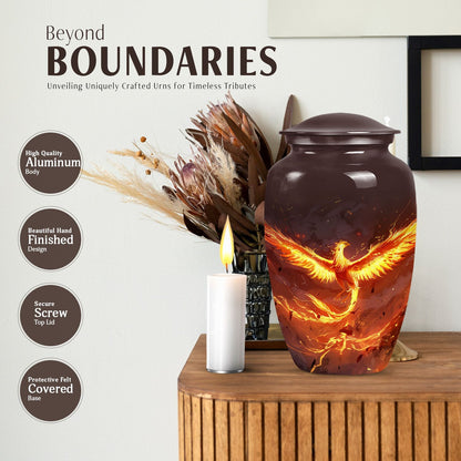 Classic Phoenix urn suitable for male and female adult ashes