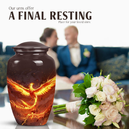 Classic Phoenix urn suitable for male and female adult ashes