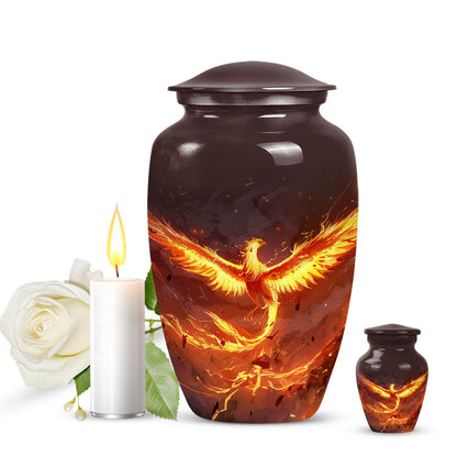 Classic Phoenix urn suitable for male and female adult ashes