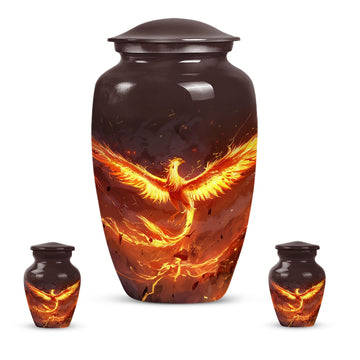 Large Urn with 2 Mini Urn