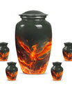 Classic 10-inch Phoenix urn for mom, customizable