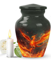 Classic 10-inch Phoenix urn for mom, customizable