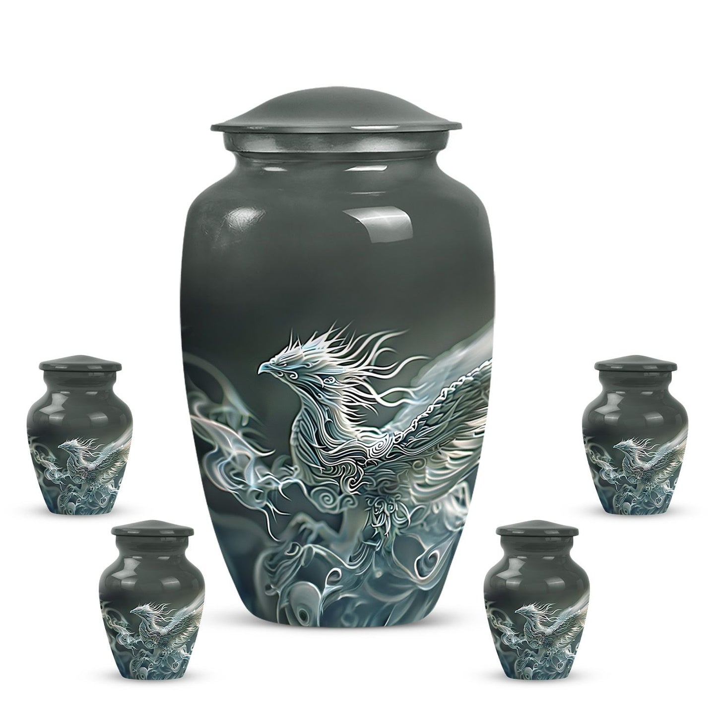 Phoenix cremation urn for dad