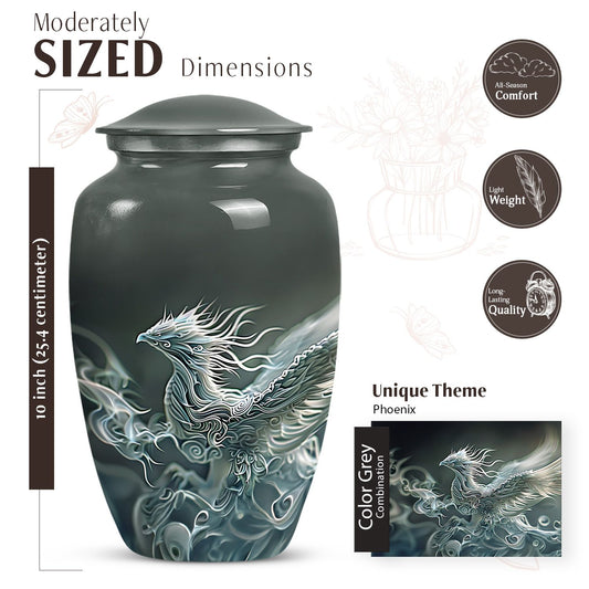 Phoenix cremation urn for dad