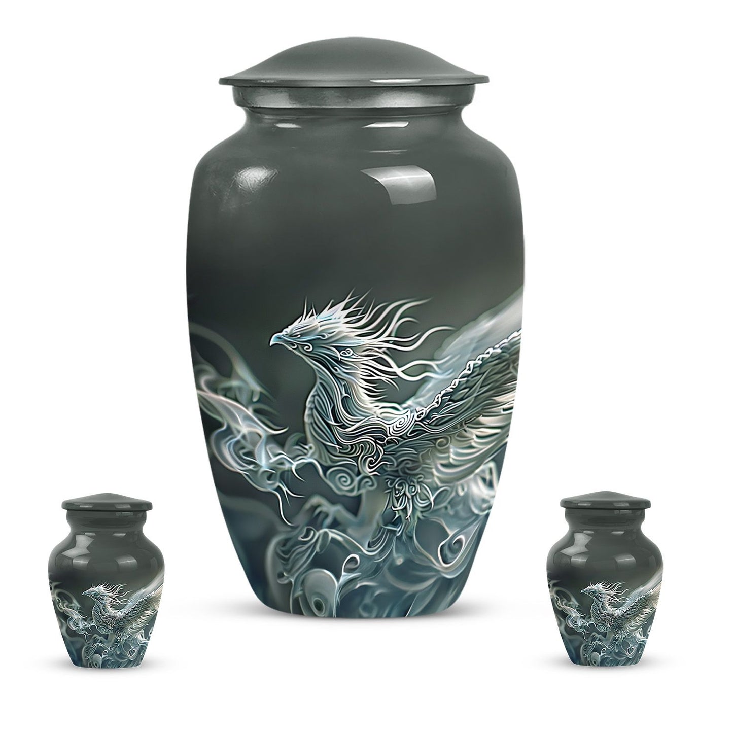 Phoenix cremation urn for dad