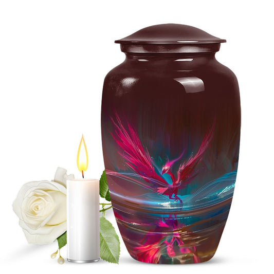 Phoenix cremation urn for ashes adult male