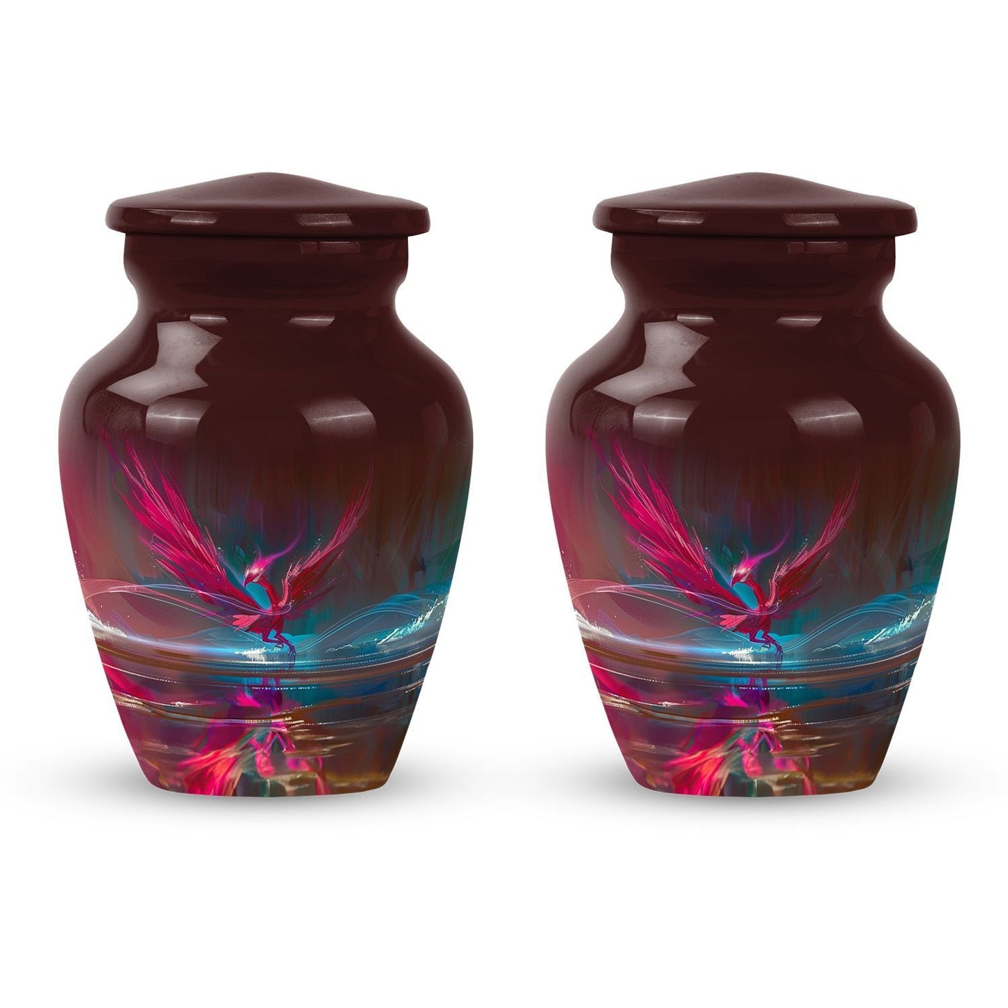 Phoenix cremation urn for ashes adult male