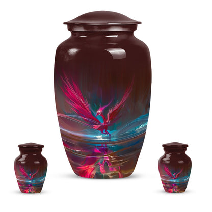 Phoenix cremation urn for ashes adult male