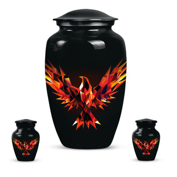 Large Urn with 2 Mini Urn