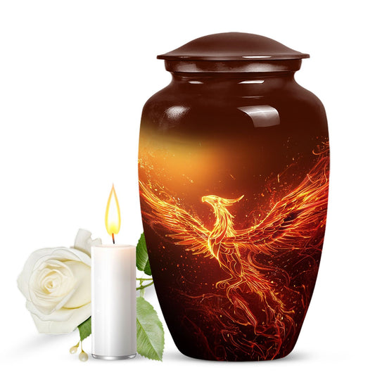 10-inch Phoenix urn.
