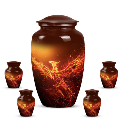 10-inch Phoenix urn.