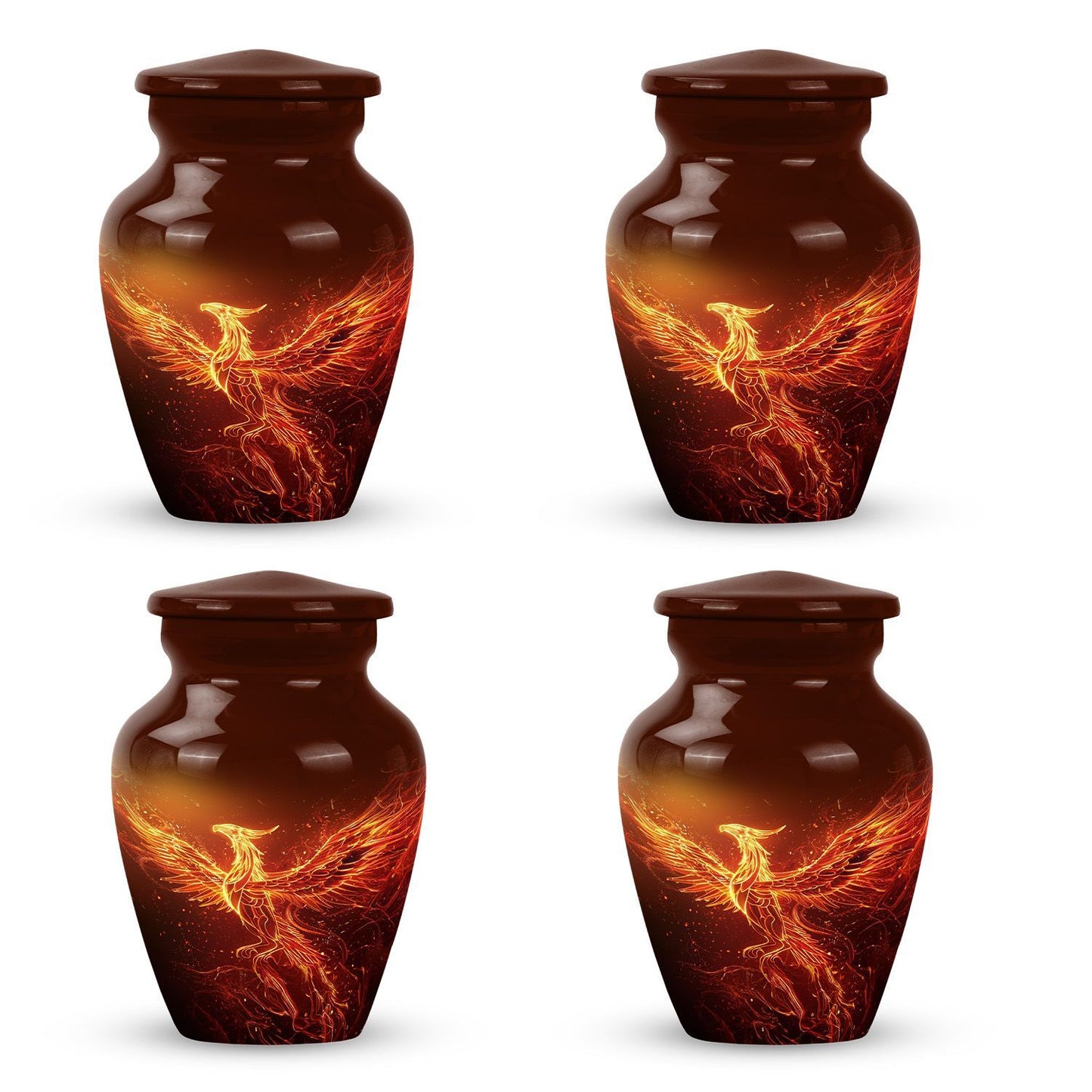 10-inch Phoenix urn.