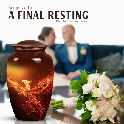 10-inch Phoenix urn.