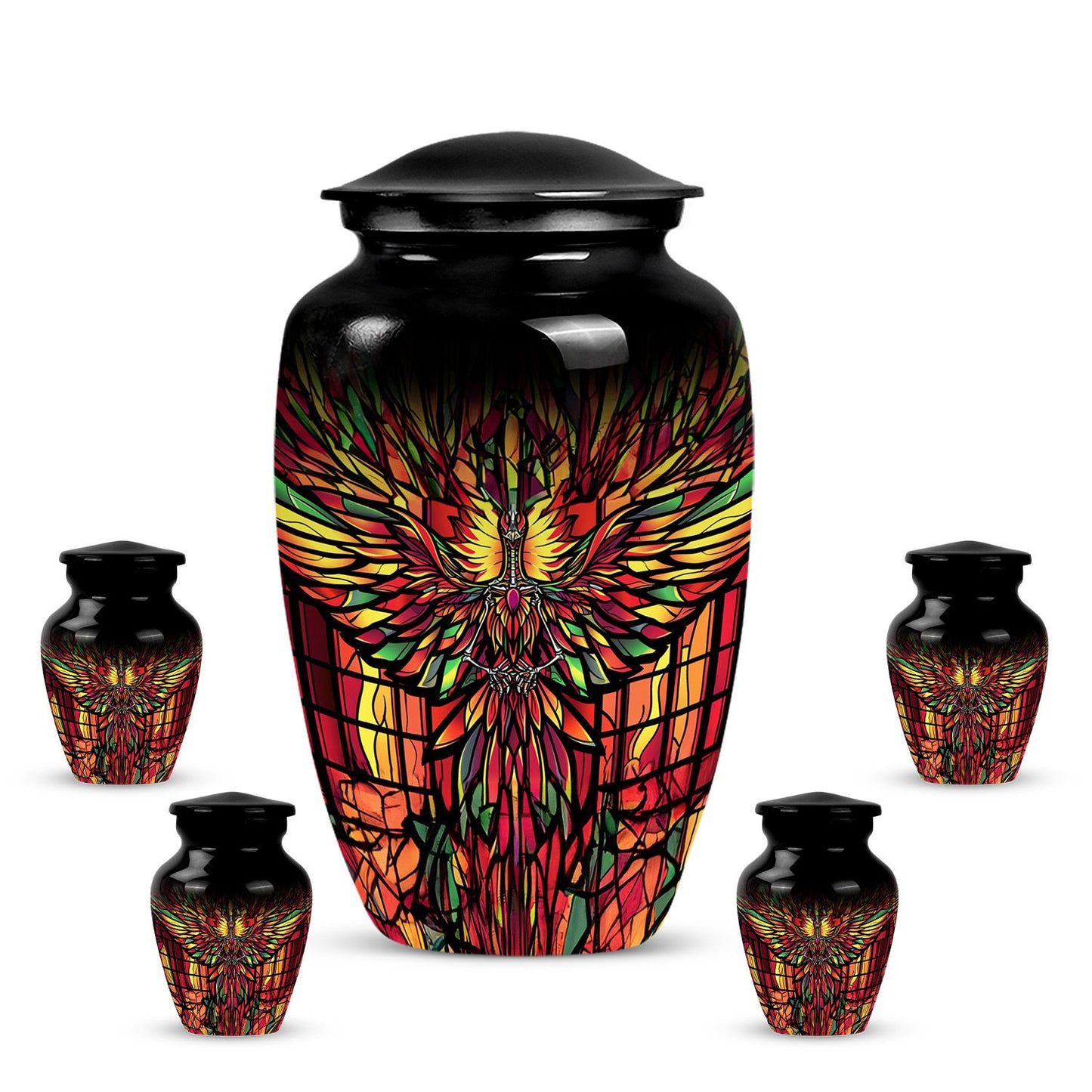 classic phoenix urn for memorial.
