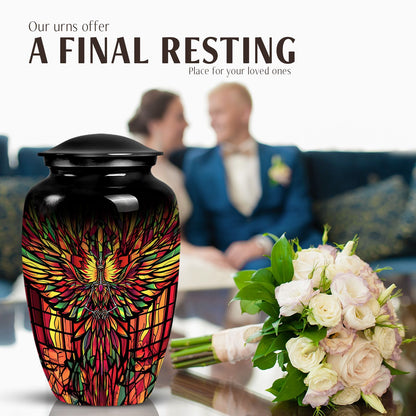 classic phoenix urn for memorial.