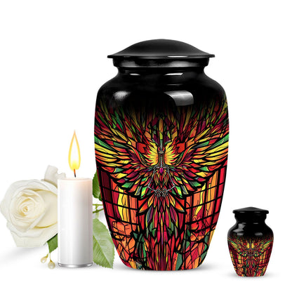 classic phoenix urn for memorial.