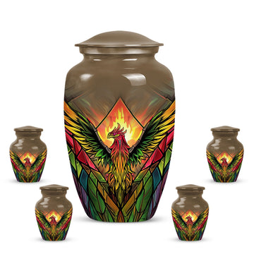 Large Urn with 4 Small Urn