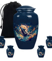 10 inch wolf urn